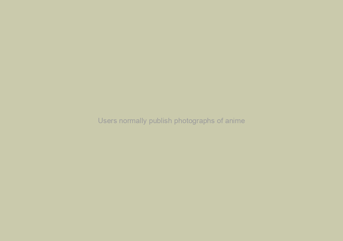 Users normally publish photographs of anime/cartoon characters, something different, etc